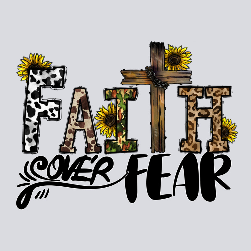 Faith Over Fear Zipper Hoodie by CowhideDigitalArt | Teevron