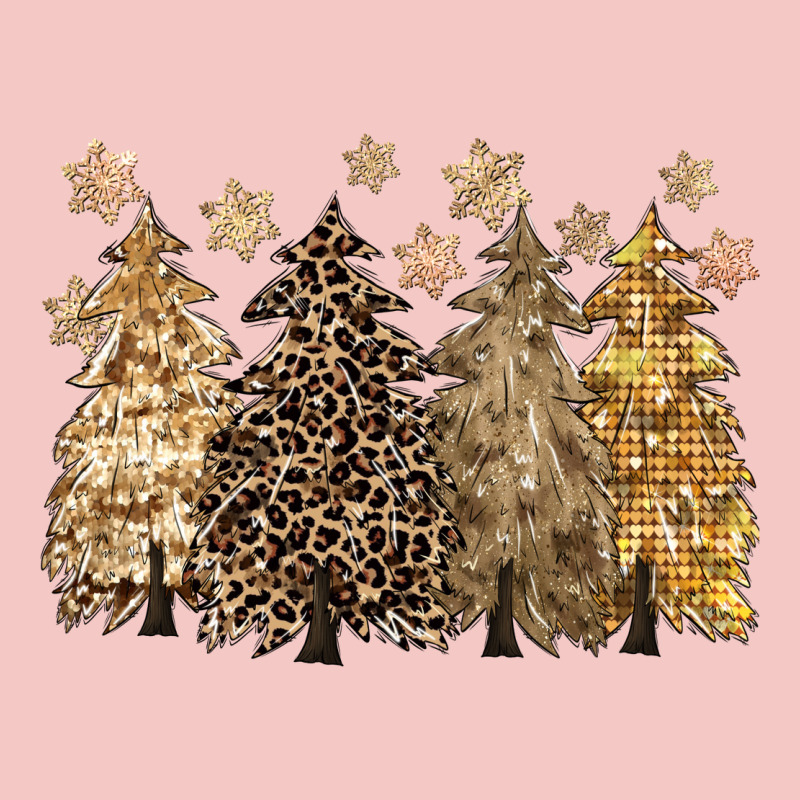 Merry Christmas Leopard Trees Urban Heavy Tee by CowGirlArtShop | Teevron