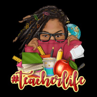 Afro Woman Teacher Life Ladies Tee | Teevron