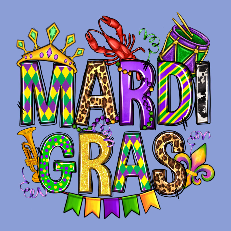 Mardi Gras Olivia Long Sleeve Tee by OliviaCreatesArt | Teevron