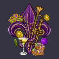 Fleur De Lis Mardi Gras Vintage Hoodie | Teevron