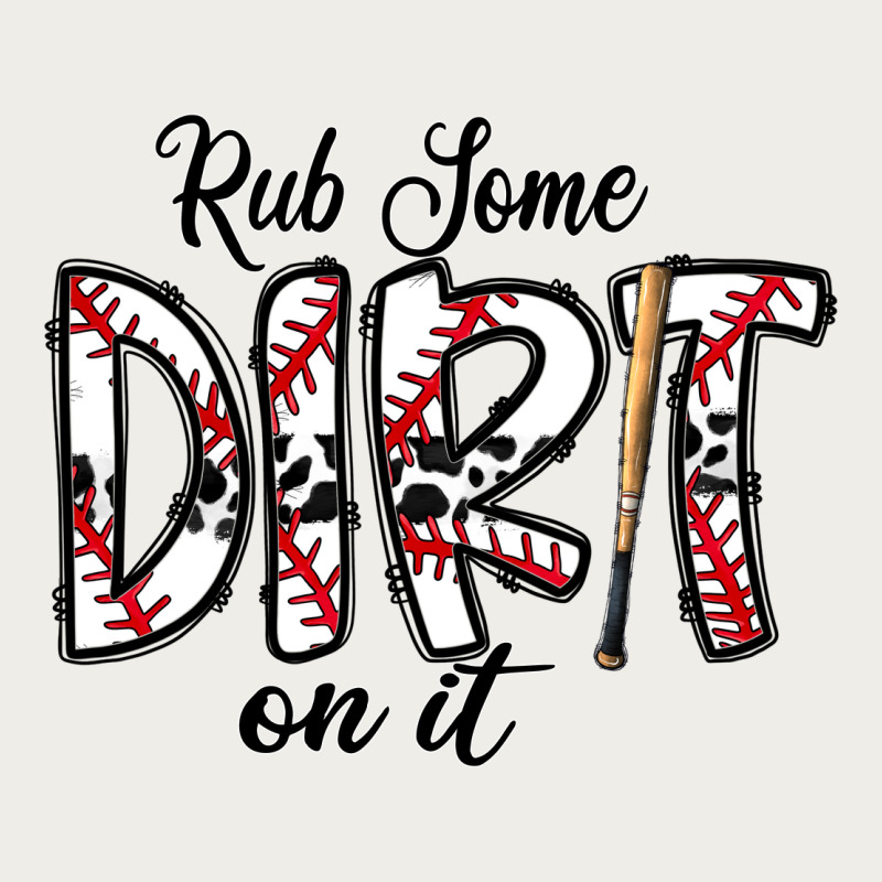 Rub Somedirt On It Baseball Zipper Hoodie by CowhideDigitalArt | Teevron