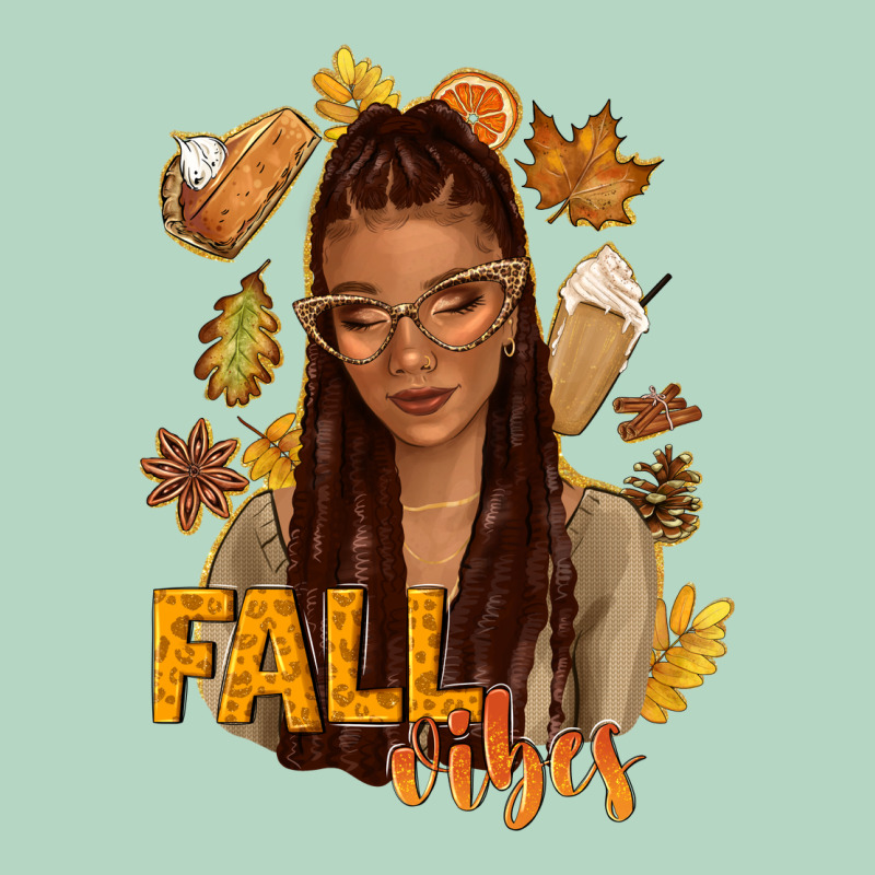 Fall Vibes Afro Woman Classic Tee by NancyCooperArtShop | Teevron