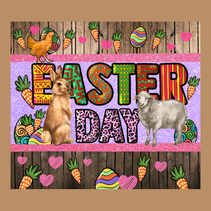 Easter Day Farm Animals Tumbler Vintage Hoodie by HowdyJamesFarm | Teevron