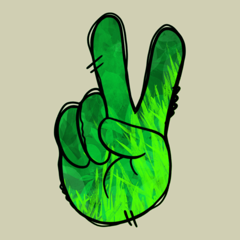 Green Peace Sign Heavy Core Tee by Jasminsmagicworld | Teevron