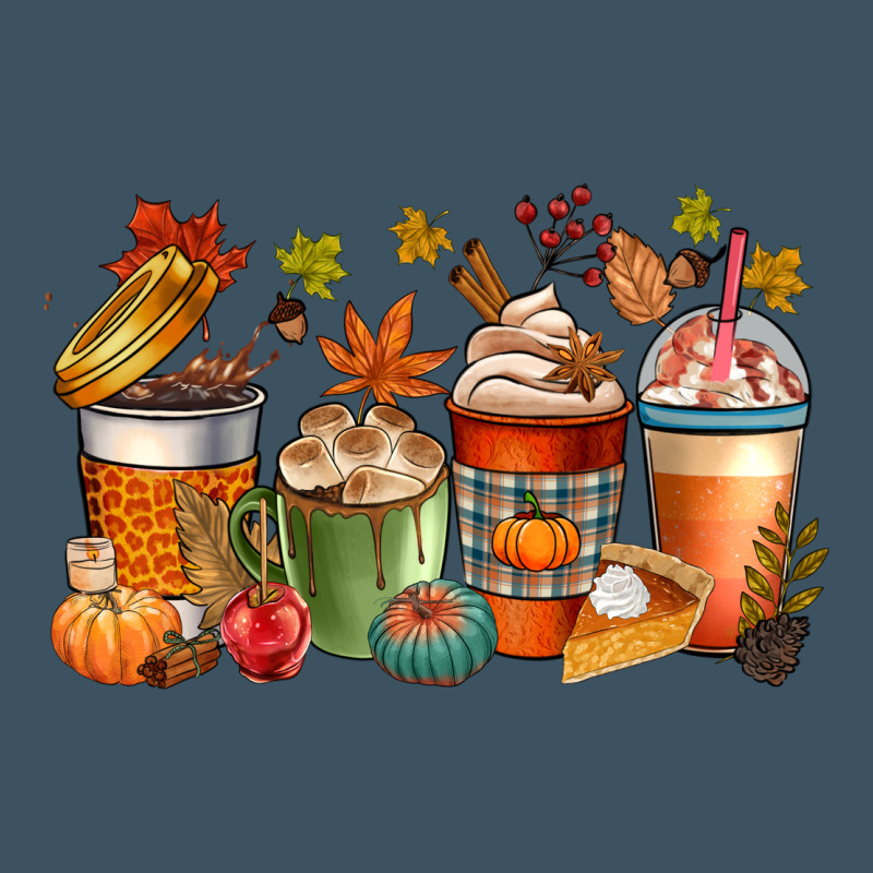 Fall Coffee Cups Urban Heavy Tee by CowGirlArtShop | Teevron