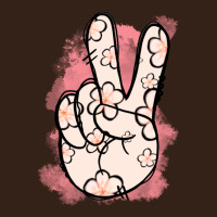 Floral Peace Sign Heavy Core Tee | Teevron