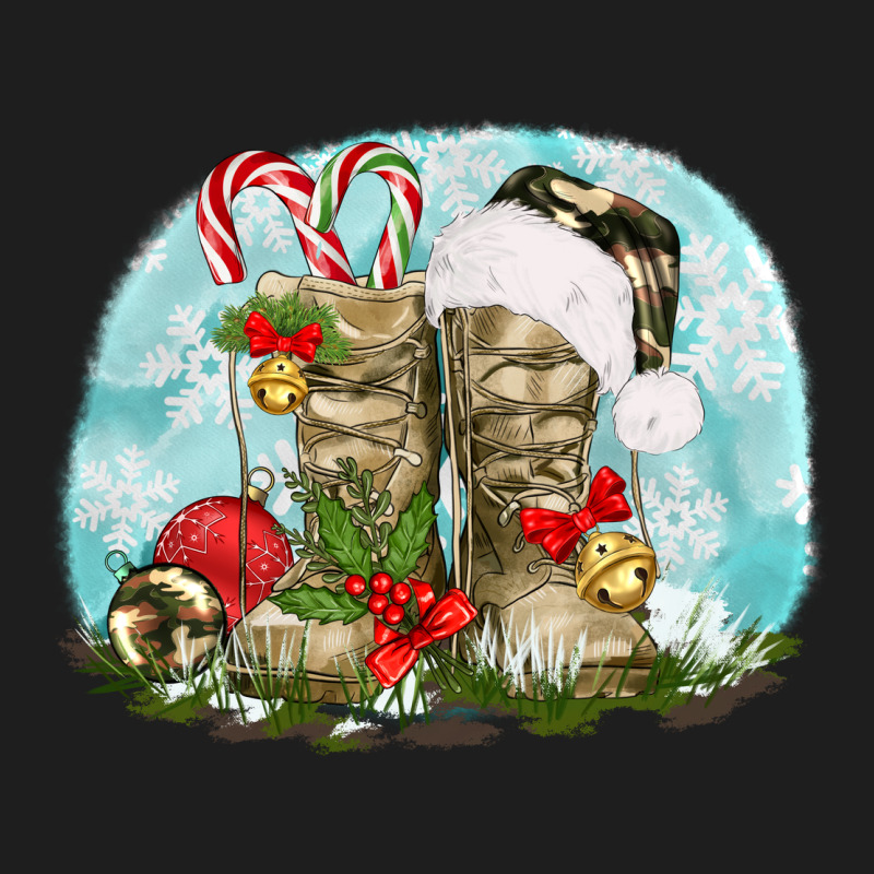 Army Boots Christmas Classic Tee by texasbilliewilder | Teevron