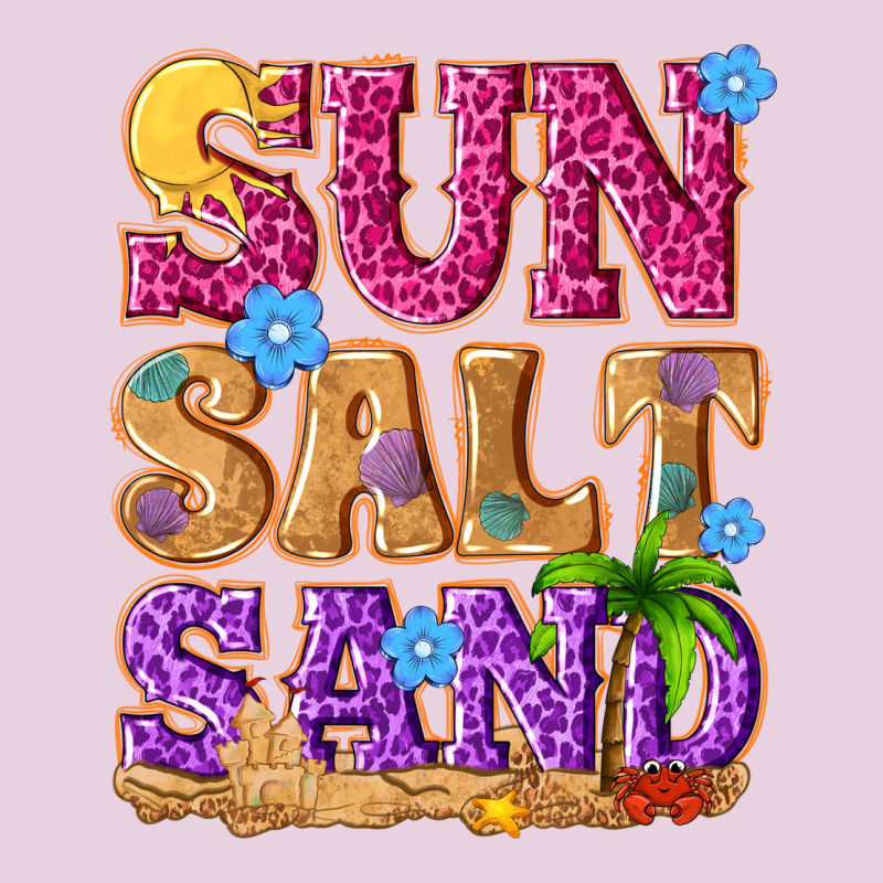 Sun Salt Sand Summer Ladies Tee by NancyCooperArtShop | Teevron