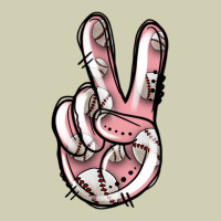 Baseball Peace Sign Heavy Core Tee | Teevron