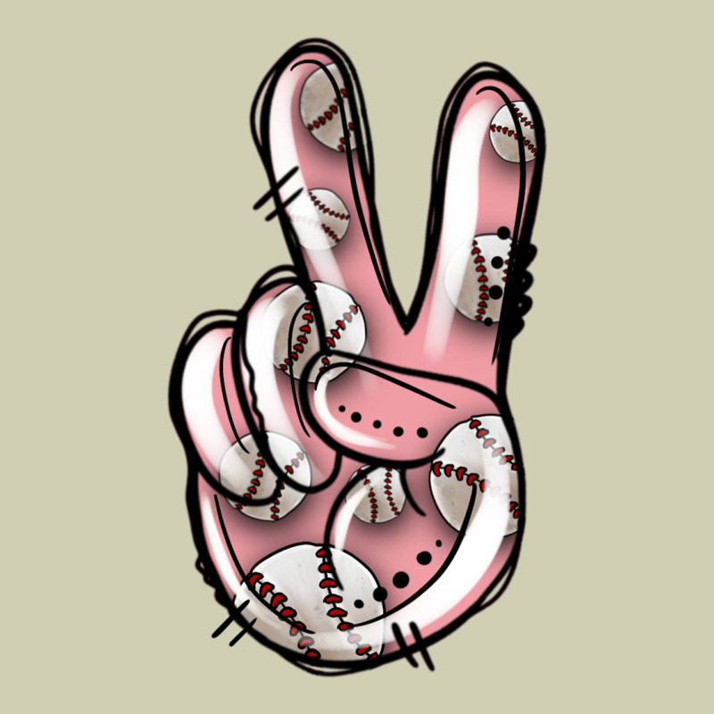Baseball Peace Sign Heavy Core Tee by Jasminsmagicworld | Teevron