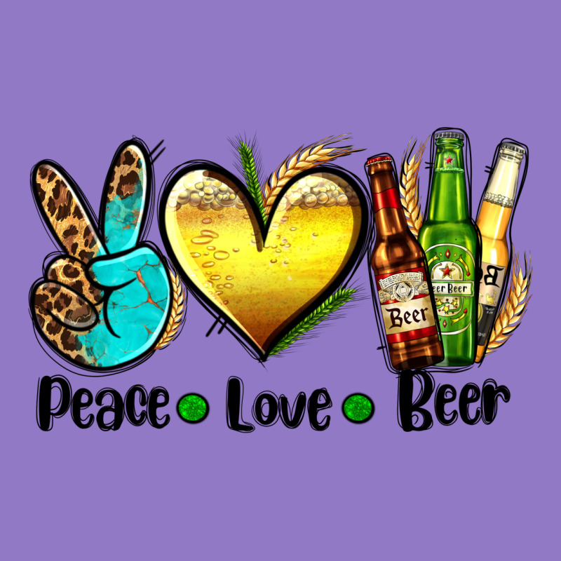 Peace Love Beer Urban Hoodie by AdoDesignShop | Teevron
