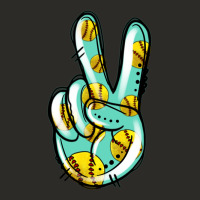 Softball Peace Sign Heavy Core Tee | Teevron