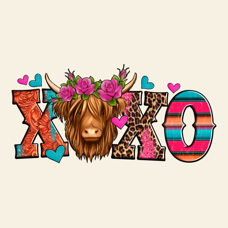 Xoxo Valentine's Day Highland Cow Vintage Tee by Jasminsmagicworld | Teevron
