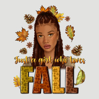 Just A Girl Who Loves Fall Afro Woman Classic Tee | Teevron