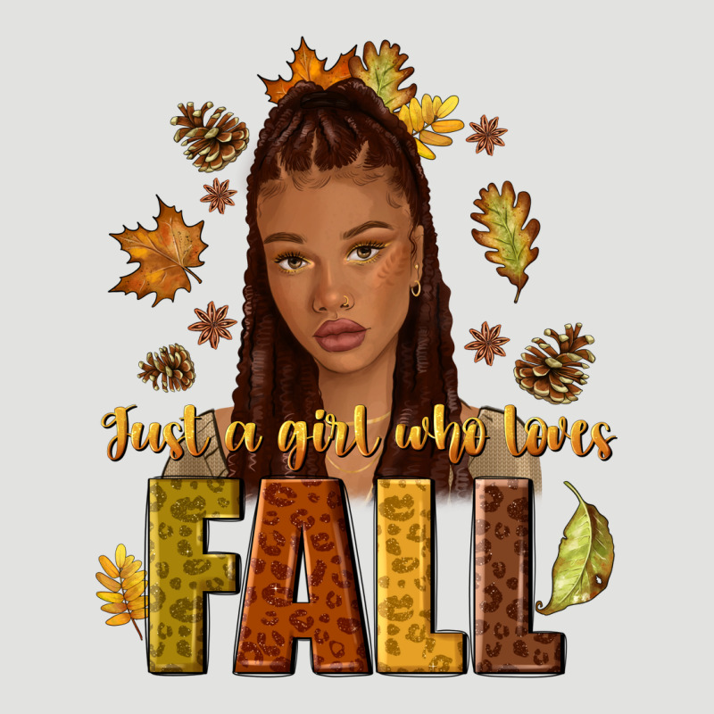 Just A Girl Who Loves Fall Afro Woman Classic Tee by NancyCooperArtShop | Teevron