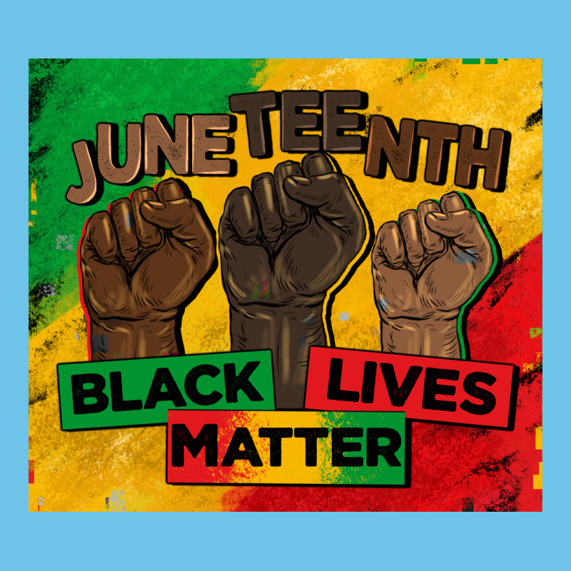 Juneteenth Black Lives Matter Tumbler Premium Sweatshirt by BarkalooDesign | Teevron
