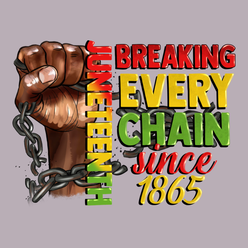 Juneteenth Breaking Every Chain Since 1865 Vintage Tee by CowGirlArtShop | Teevron