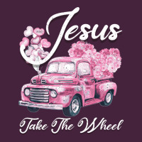 Leopard Floral Pink Car Jesus Take The Wheel Premium Tee | Teevron