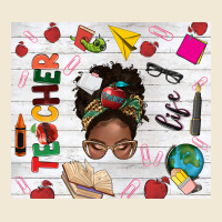 Afro Teacher Life Ladies Tee | Teevron