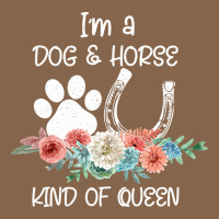 Im A Dog And Horse Kind Of Queen Premium Tee | Teevron
