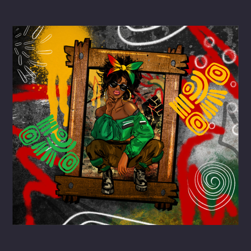 Juneteenth Black Woman Fashion Girl Vintage Tee by CowGirlArtShop | Teevron