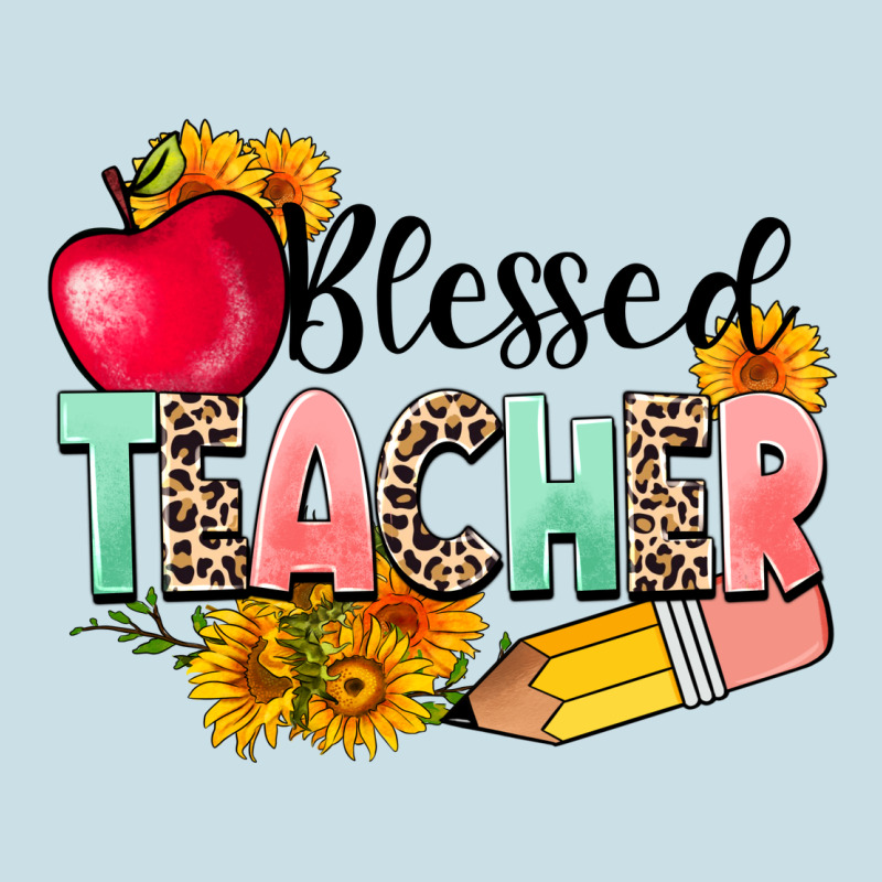 Blessed Teacher Ladies Tee by NancyCooperArtShop | Teevron