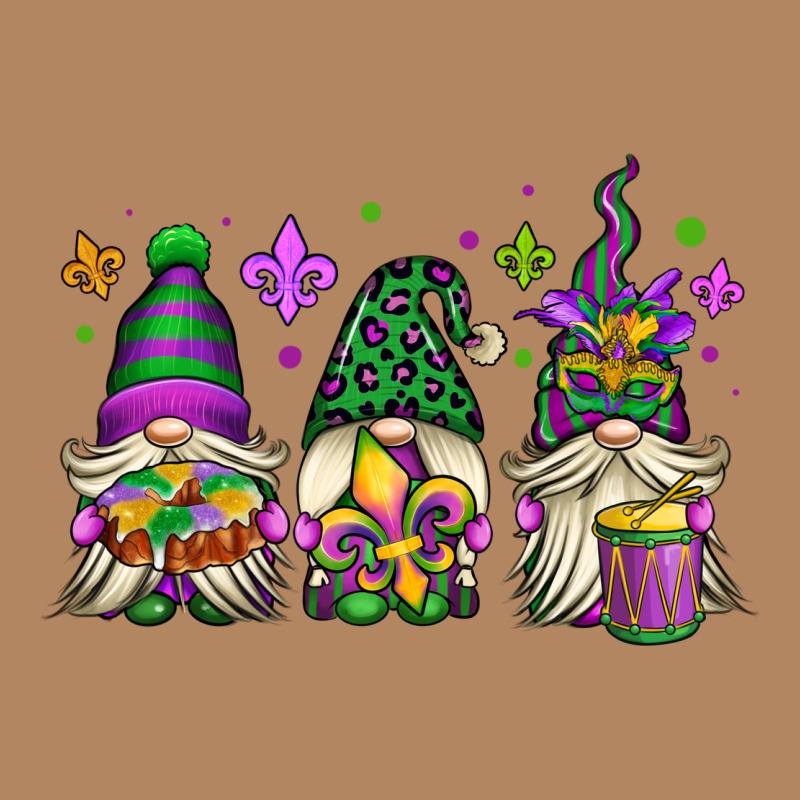 Mardi Gras Gnomes Long Sleeve Tee by OliviaCreatesArt | Teevron