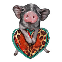 baby pig with leopard heart | Teevron