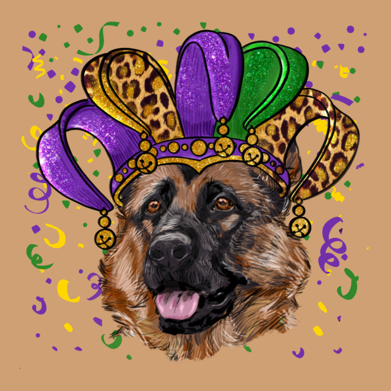Mardi Gras Hat German Shepherd Vintage Tee by RanaPortraitStore | Teevron