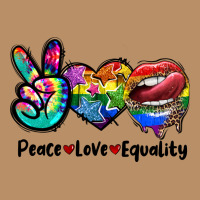Peace Love Equality Lgbt+ Vintage Hoodie | Teevron