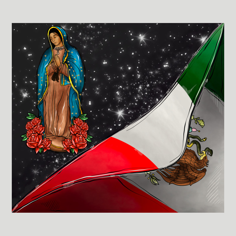 Our Lady Graduap Zipper Hoodie by CowhideDigitalArt | Teevron