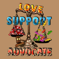Love Support Advocate Vintage Hoodie | Teevron