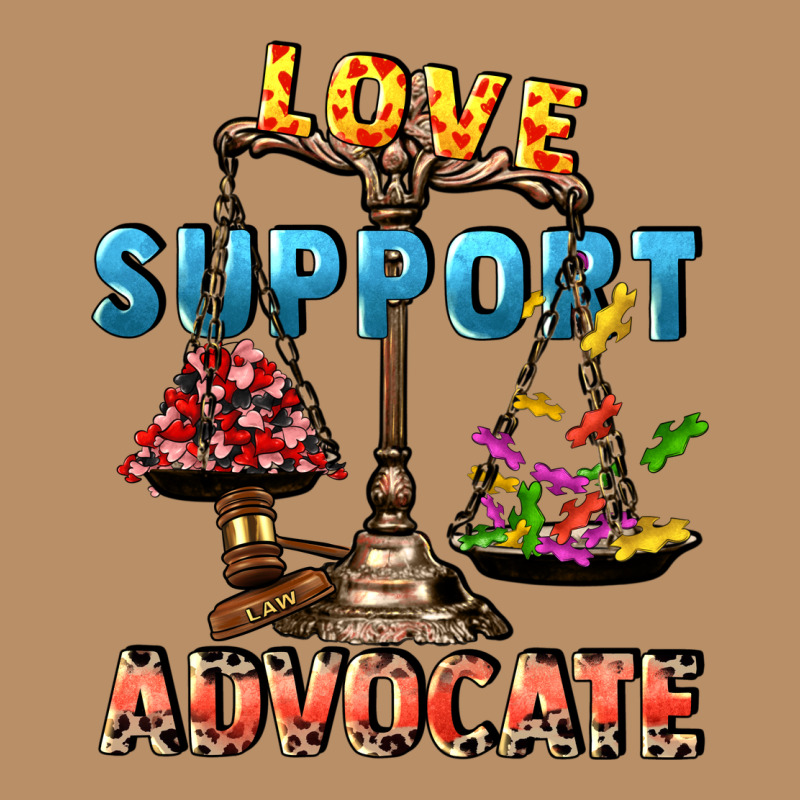 Love Support Advocate Vintage Hoodie by CowGirlArtShop | Teevron