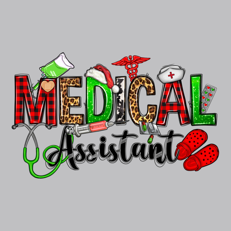 Medical Assistant Christmas Long Sleeve Tee by OliviaCreatesArt | Teevron