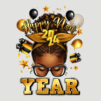 Happy New Year Afro Messy Bun Classic Tee | Teevron