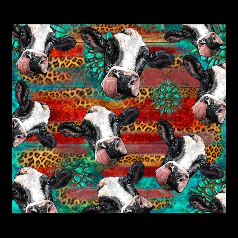 Holstein Cows With Gemstone Heavy Core Tee by BarkalooDesign | Teevron