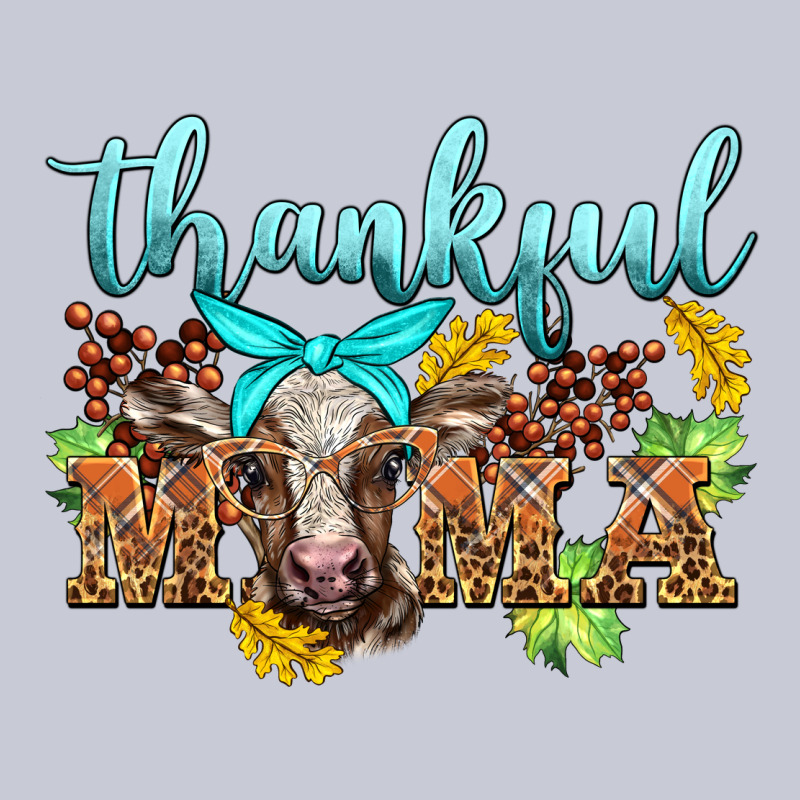 Thankful Mama Cow Heavyweight Hoodie by BarkalooDesign | Teevron