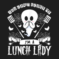 Lunch Lady Halloween Ghost Cafeteria Worker All Hallows' Eve T Shirt Classic Tee | Teevron