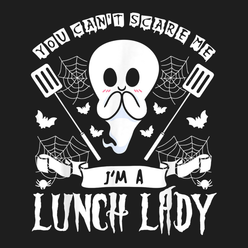 Lunch Lady Halloween Ghost Cafeteria Worker All Hallows' Eve T Shirt Classic Tee by trangStudio | Teevron