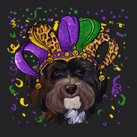 Mardi Gras Havanese Dog With Hat Vintage Tee | Teevron