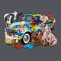 Autism Truck With Farm Animals Vintage Hoodie | Teevron