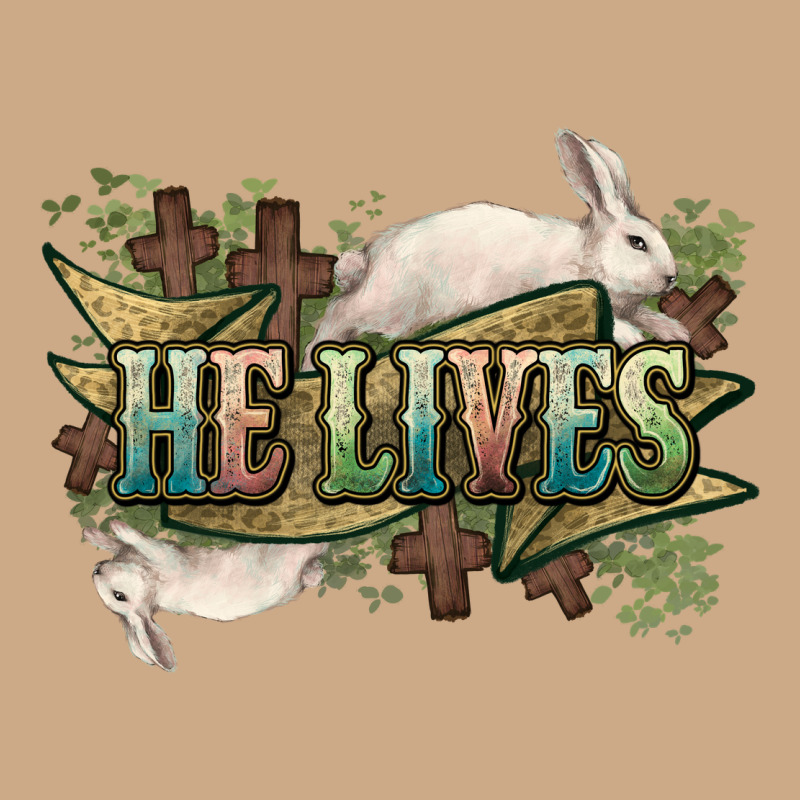 He Lives Easter Day Vintage Hoodie by HowdyJamesFarm | Teevron