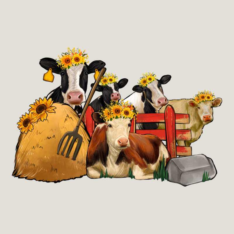 Farm Animals With Sunflower Headbands Heavy Core Tee by Jasminsmagicworld | Teevron