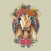 Flower Cow Heavy Core Tee | Teevron