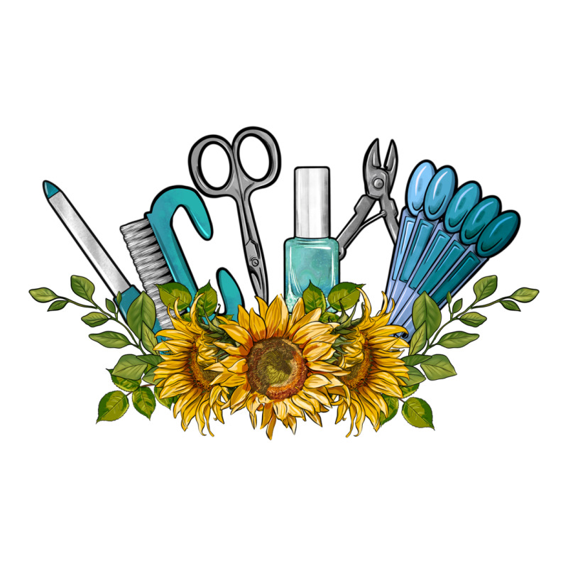 Nail Tools With Sunflower Premium Sweatshirt by BarkalooDesign | Teevron