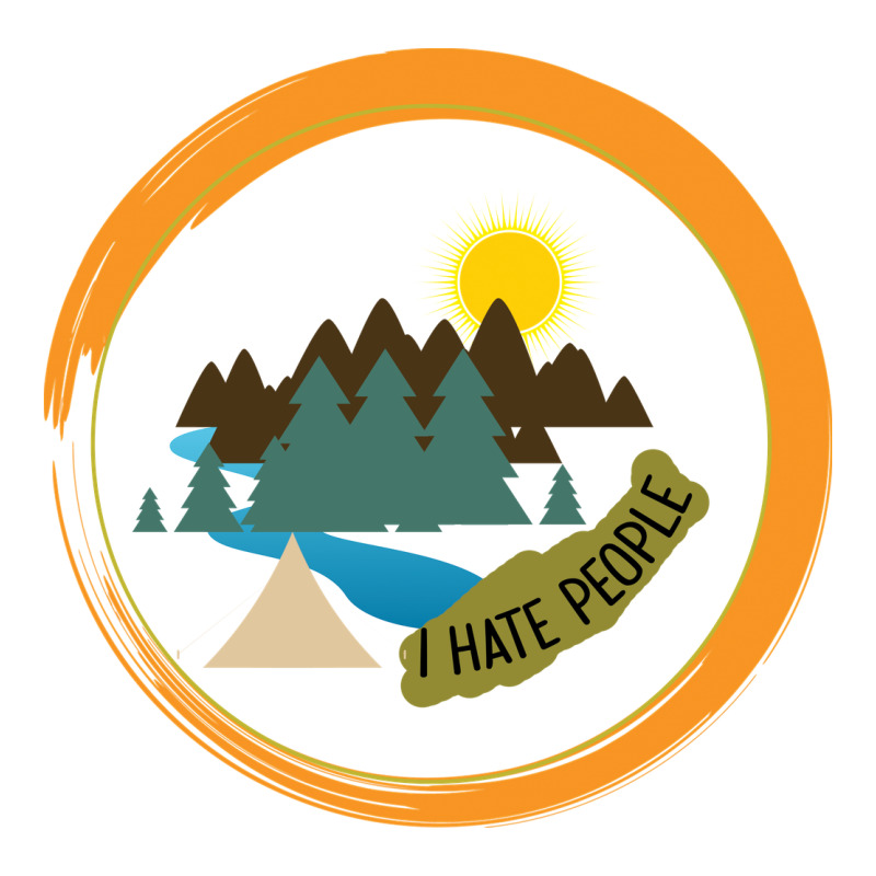 I Hate People Camping Hiking Ladies Tee by Bettercallsaul | Teevron