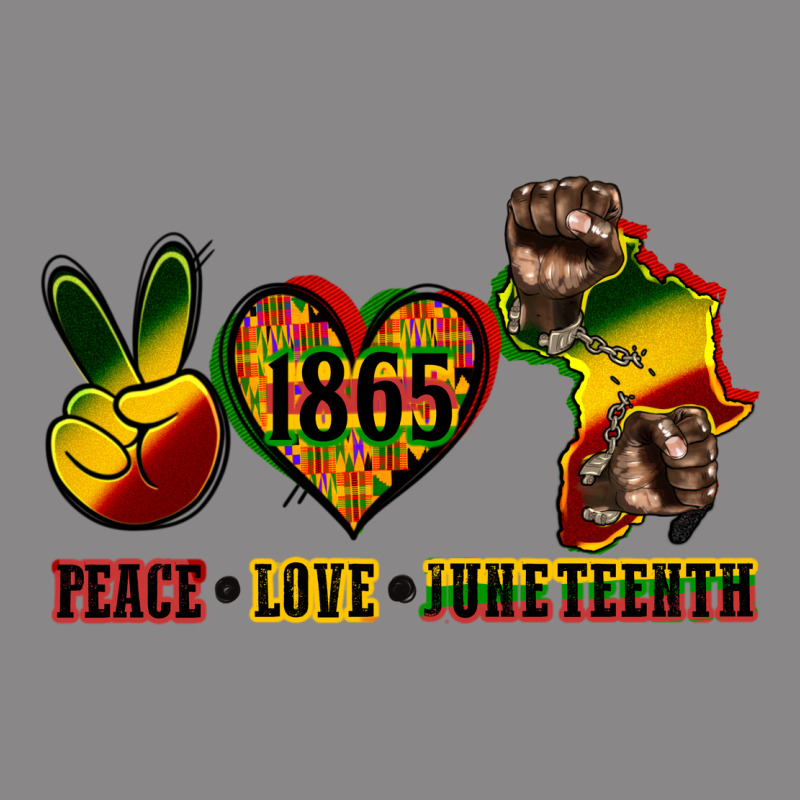 Peace Love Juneteenth Vintage Tee by CowGirlArtShop | Teevron