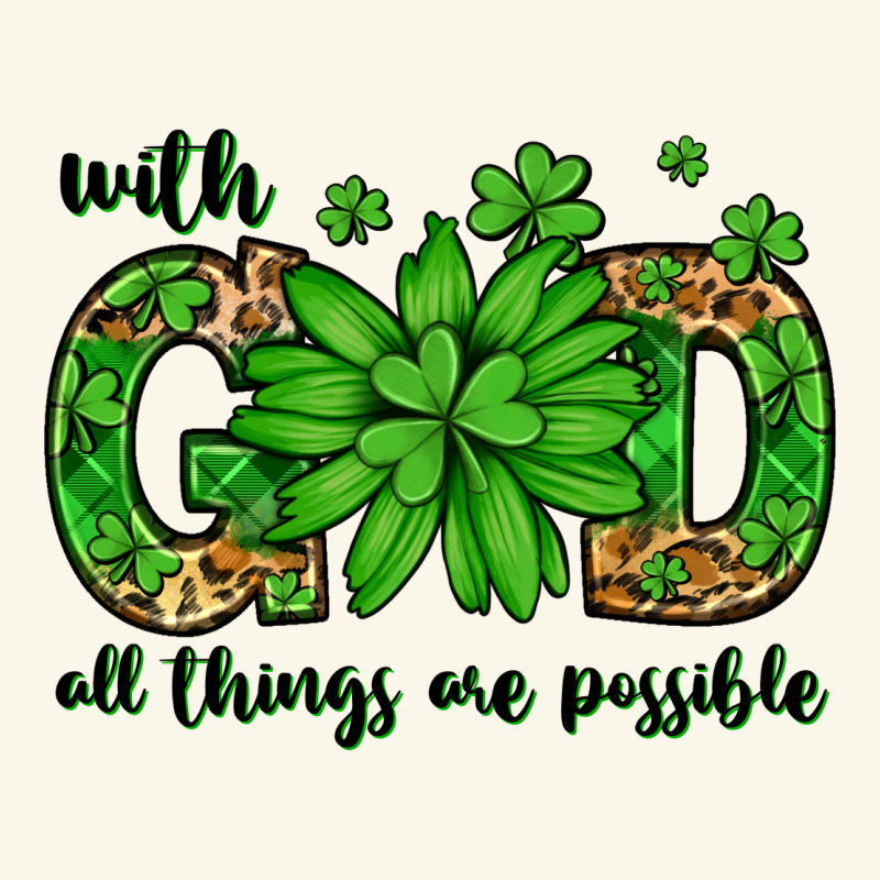 With God All Things Are Possible St. Patrick's Day Premium Hoodie by LillyAllenDesigns | Teevron