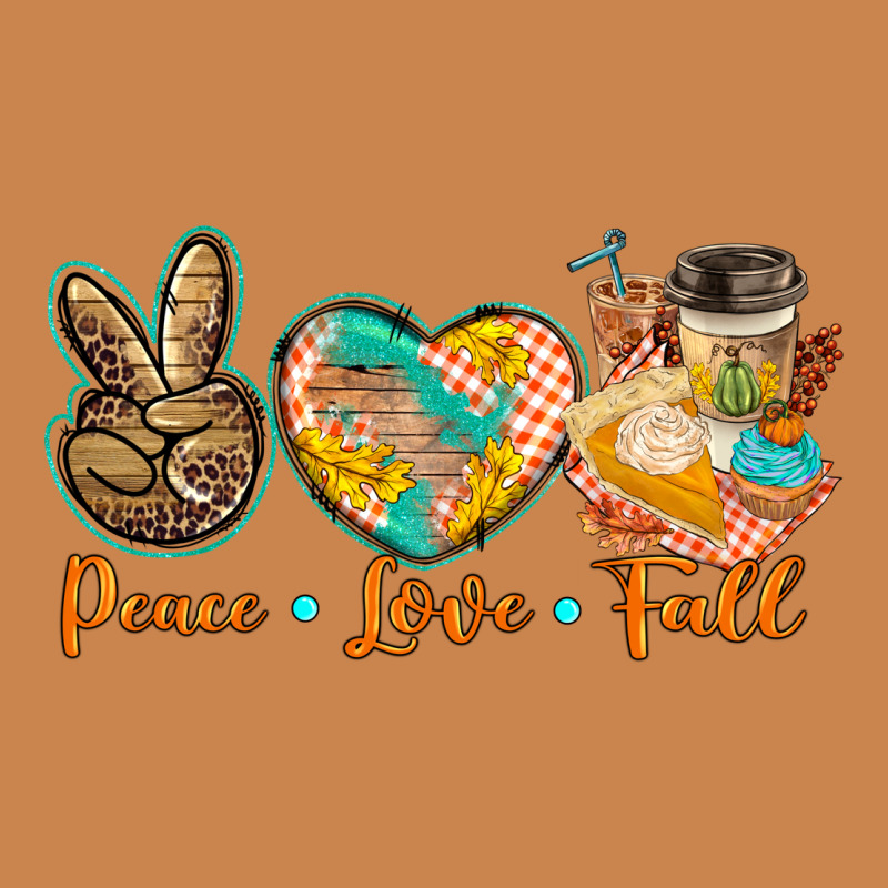 Peace Love Fall Heavyweight Hoodie by BarkalooDesign | Teevron